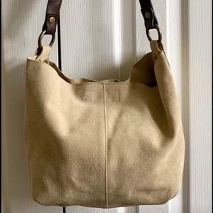 Brand new - Zara beige suede shoulder bag